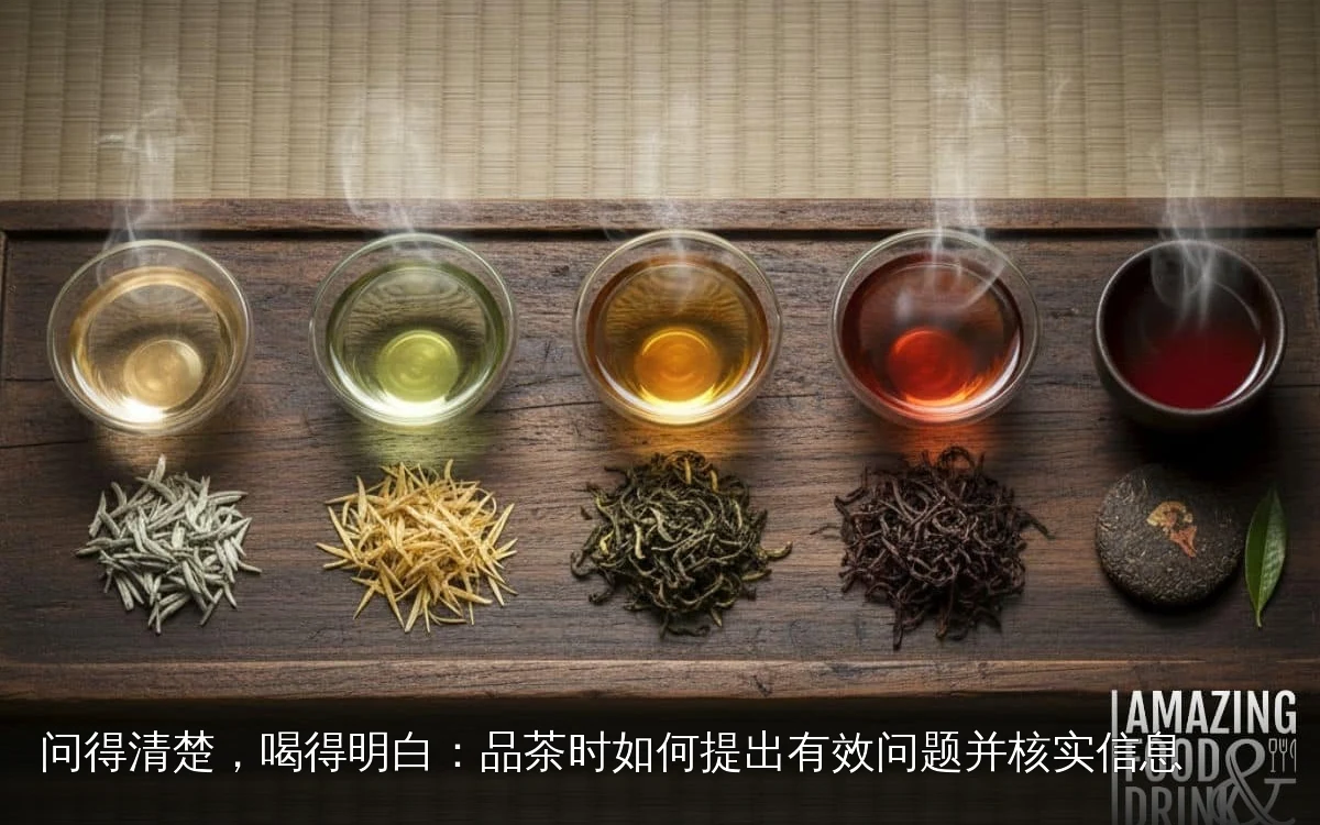 问得清楚,喝得明白:品茶时如何提出有效问题并核实信息